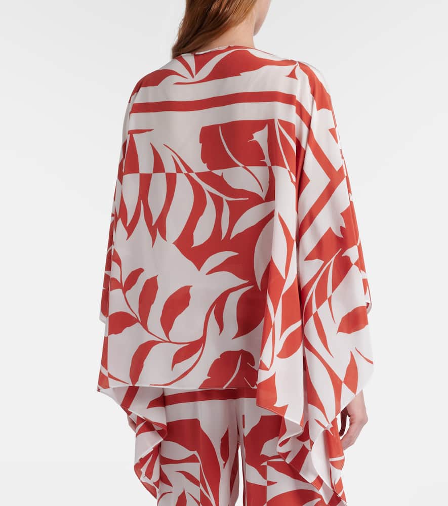 Tambuto printed silk blouse