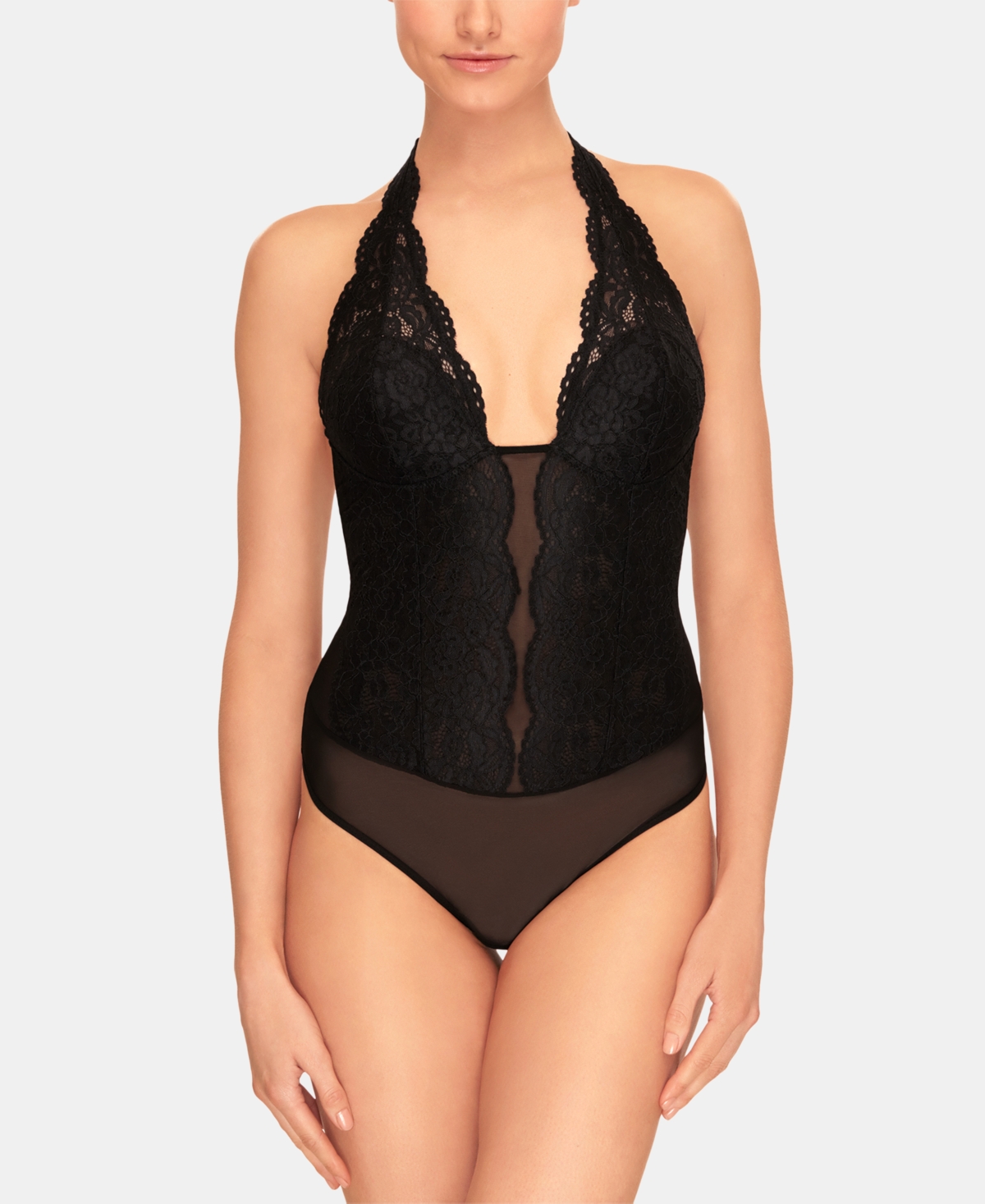 'by Wacoal Women's Ciao Bella Lingerie Halter Bodysuit 936144 - Night