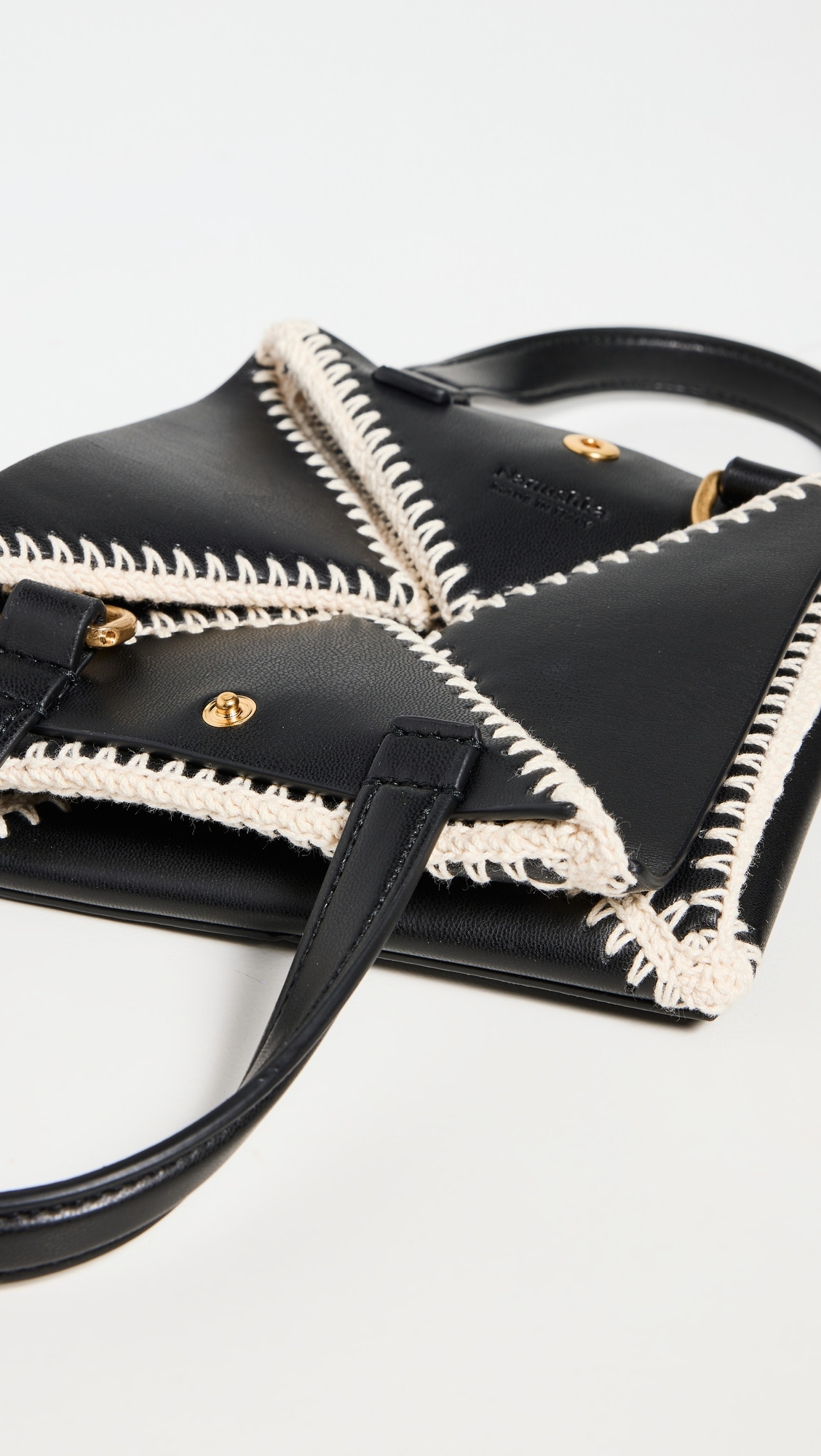 The Origami Mini Bag Black/Cream One Size