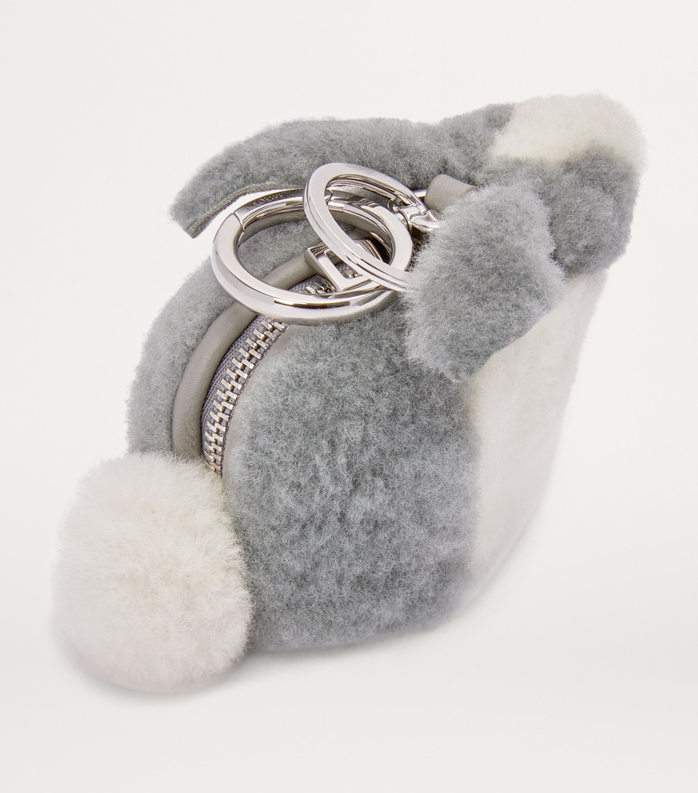 Shearling Bunny Bag Charm