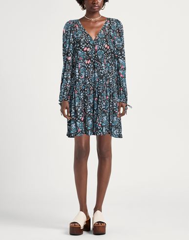 Replay Woman Mini dress Black Size S Polyester, Elastane