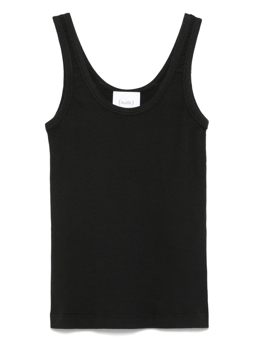 Nude logo-embroidered tank top - Grey