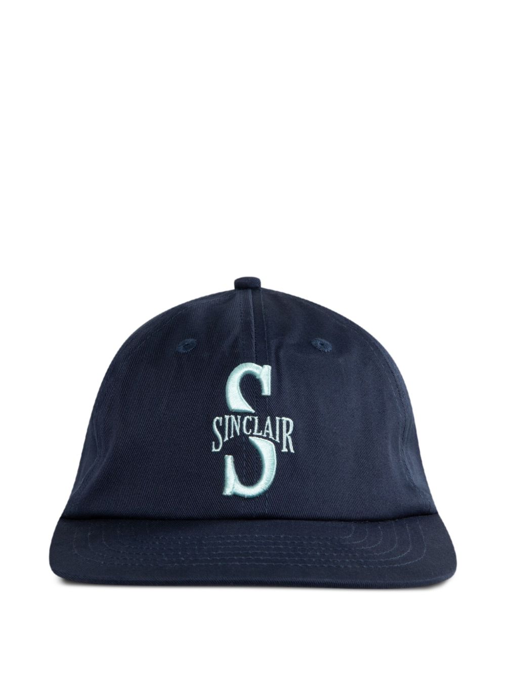 Embroidered-logo cap - Blue