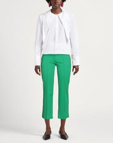 Woman Pants Green Size 4 Viscose, Polyamide, Elastane