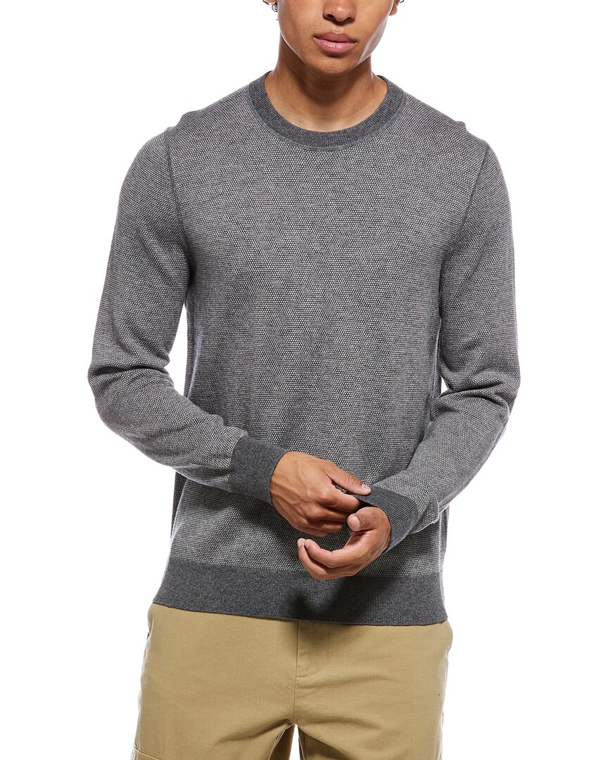 Birdseye Wool-Blend Crewneck Sweatshirt