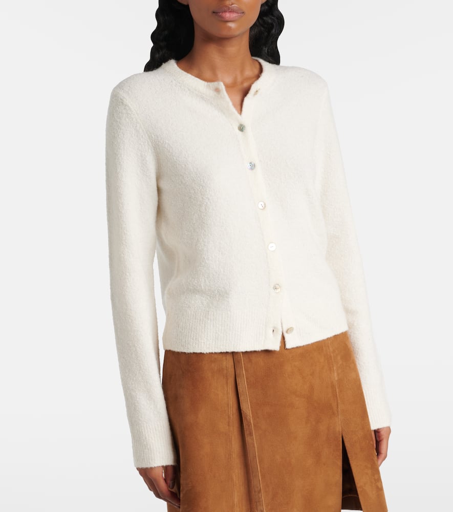 Silk and cashmere-blend cardigan
