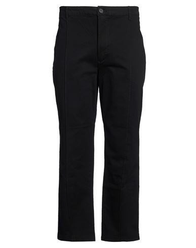 Man Pants Black Size 30 Cotton, Elastane