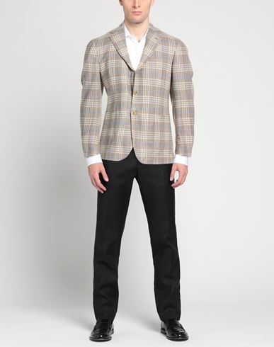 Man Blazer Blue Size 42 Virgin Wool, Silk