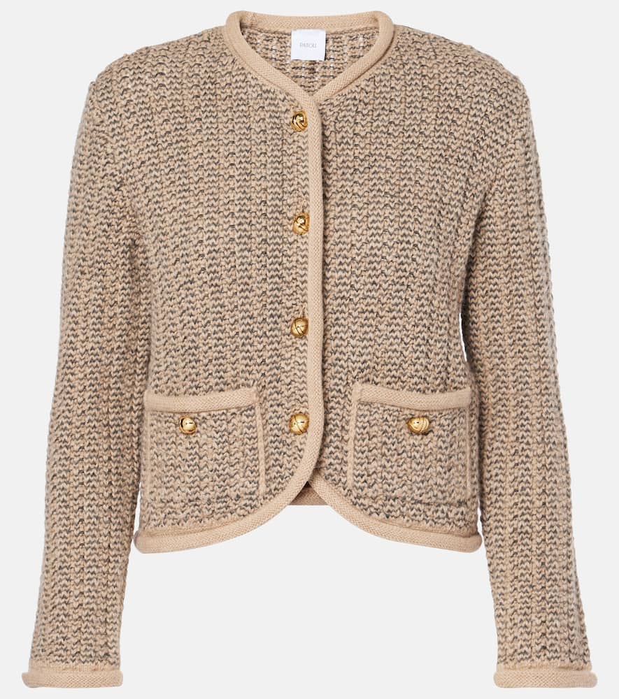 Wool and alpaca cardigan