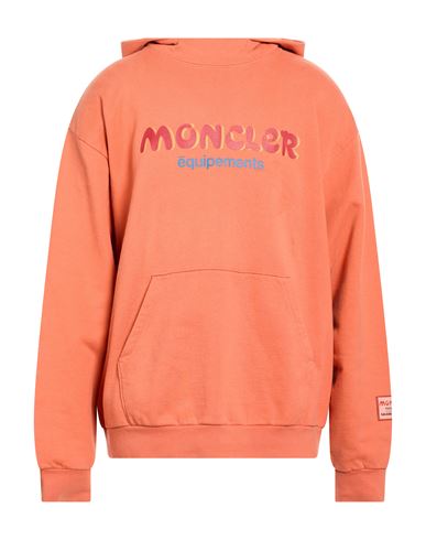Man Sweatshirt Orange Size L Cotton