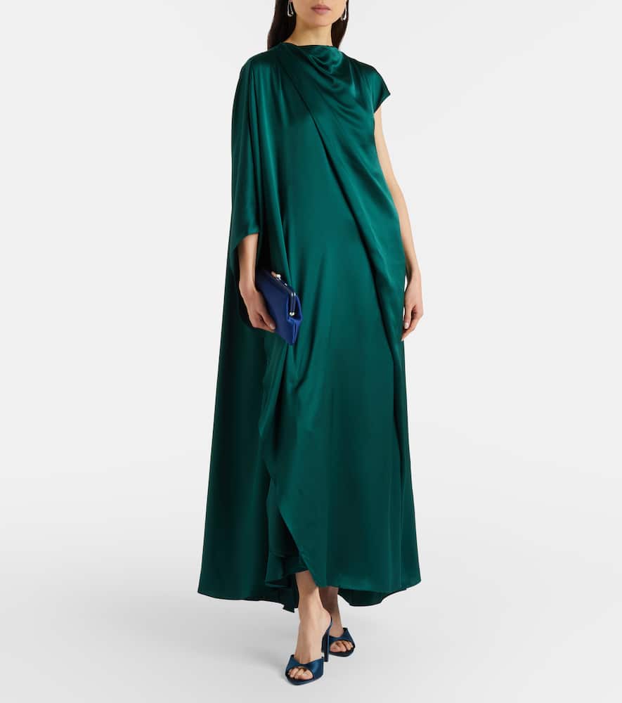 Hiba silk satin maxi dress