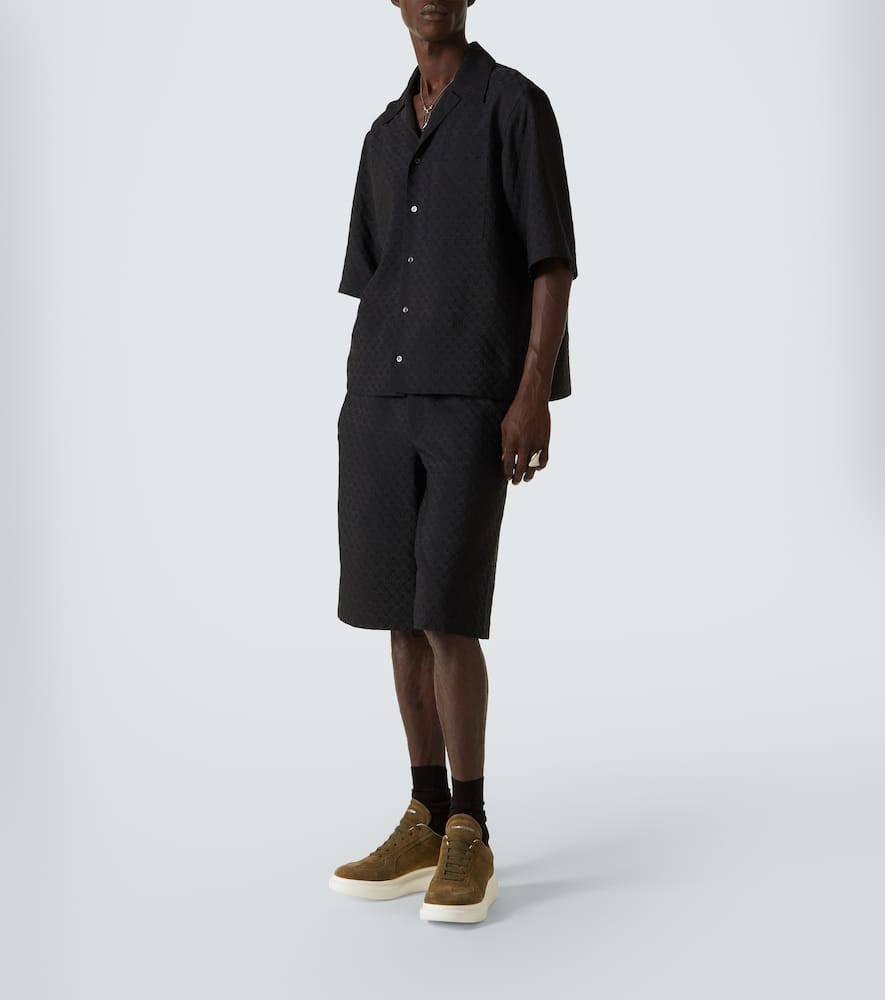 McQueen Oversized suede sneakers