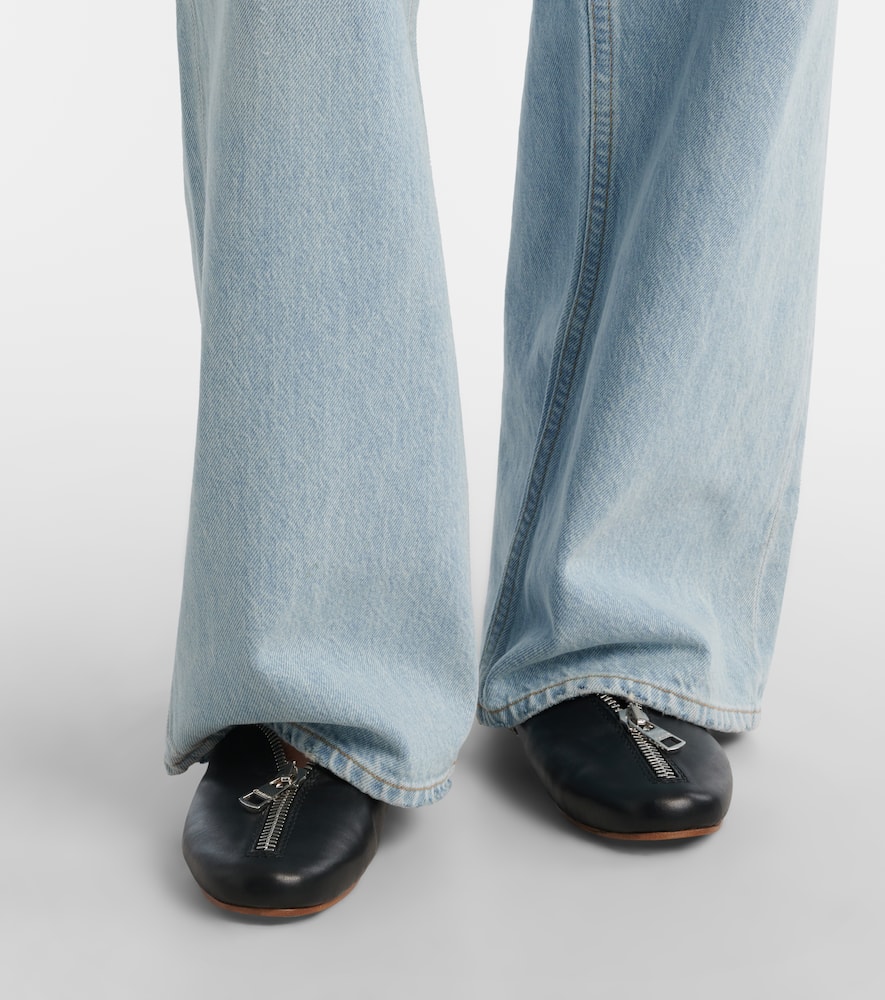 Low Slung Baggy wide-leg jeans