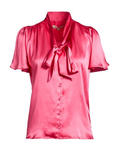 Woman Shirt Fuchsia Size 10 Silk
