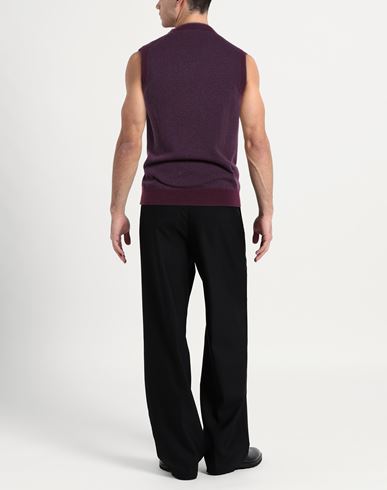 Man Sweater Burgundy Size 38 Wool, Viscose, Polyamide, Cashmere