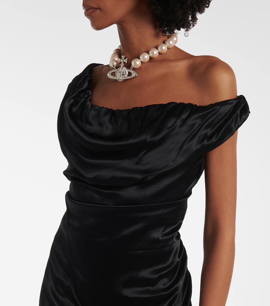 Ginny satin pencil dress