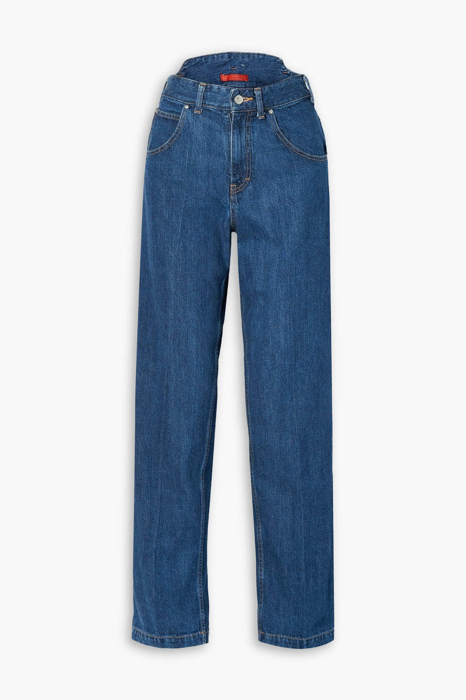 Commission - High-rise straight-leg jeans - Blue - XXS