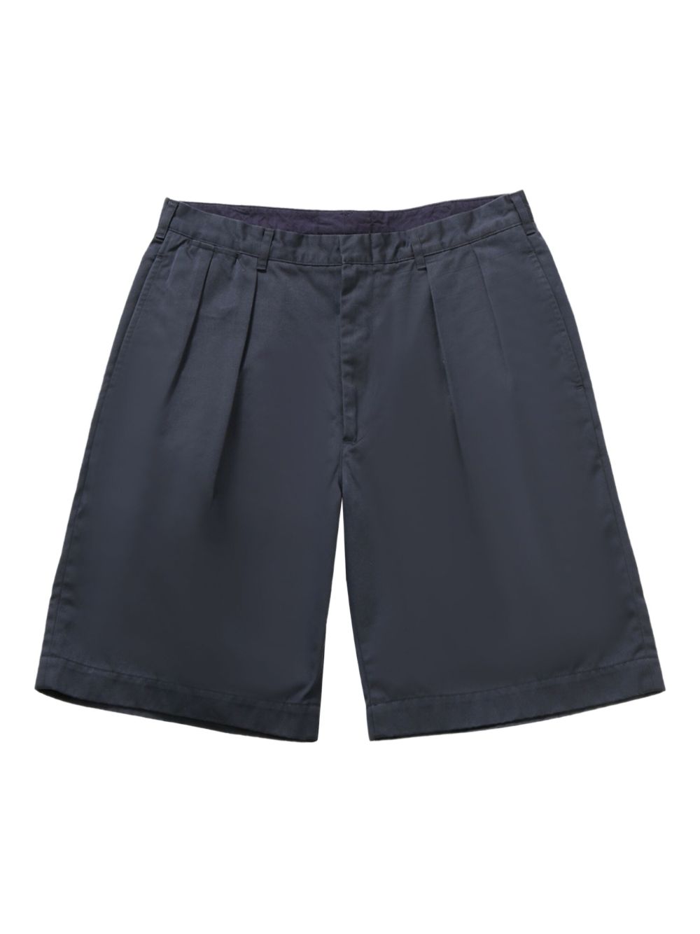 Nanamica double-pleat chino shorts - Blue