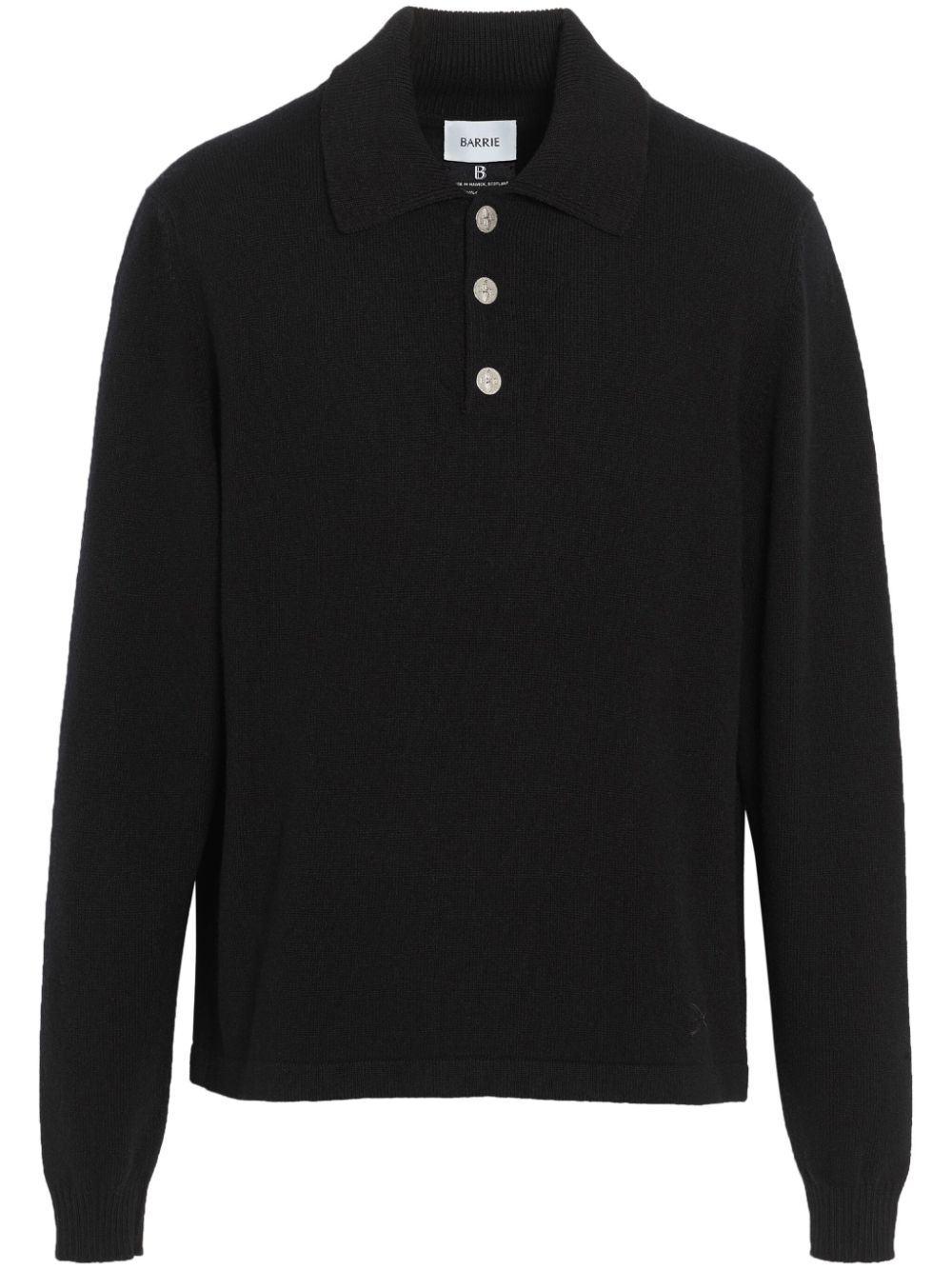 B Label cashmere polo shirt - Neutrals