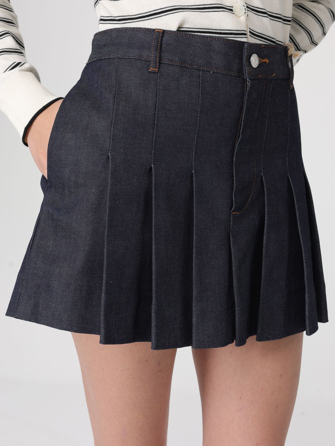 Skirt A. P.C. Woman color Blue
