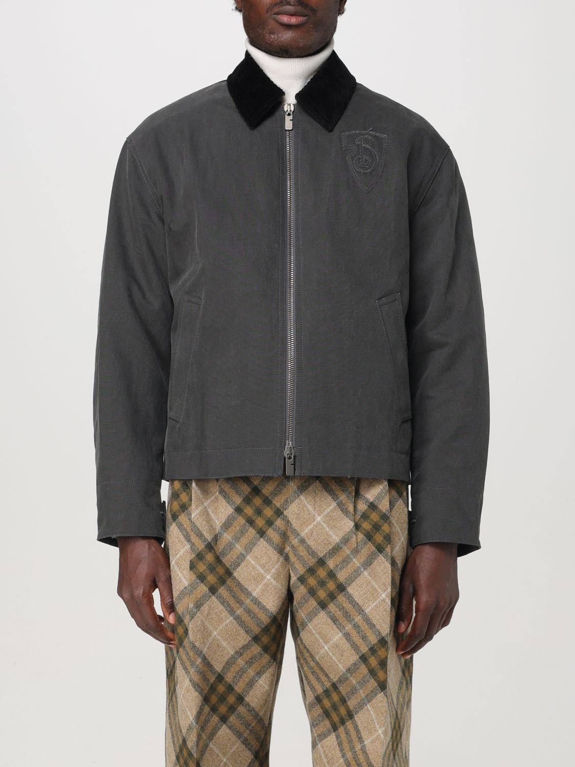 Cotton canvas jacket - Black