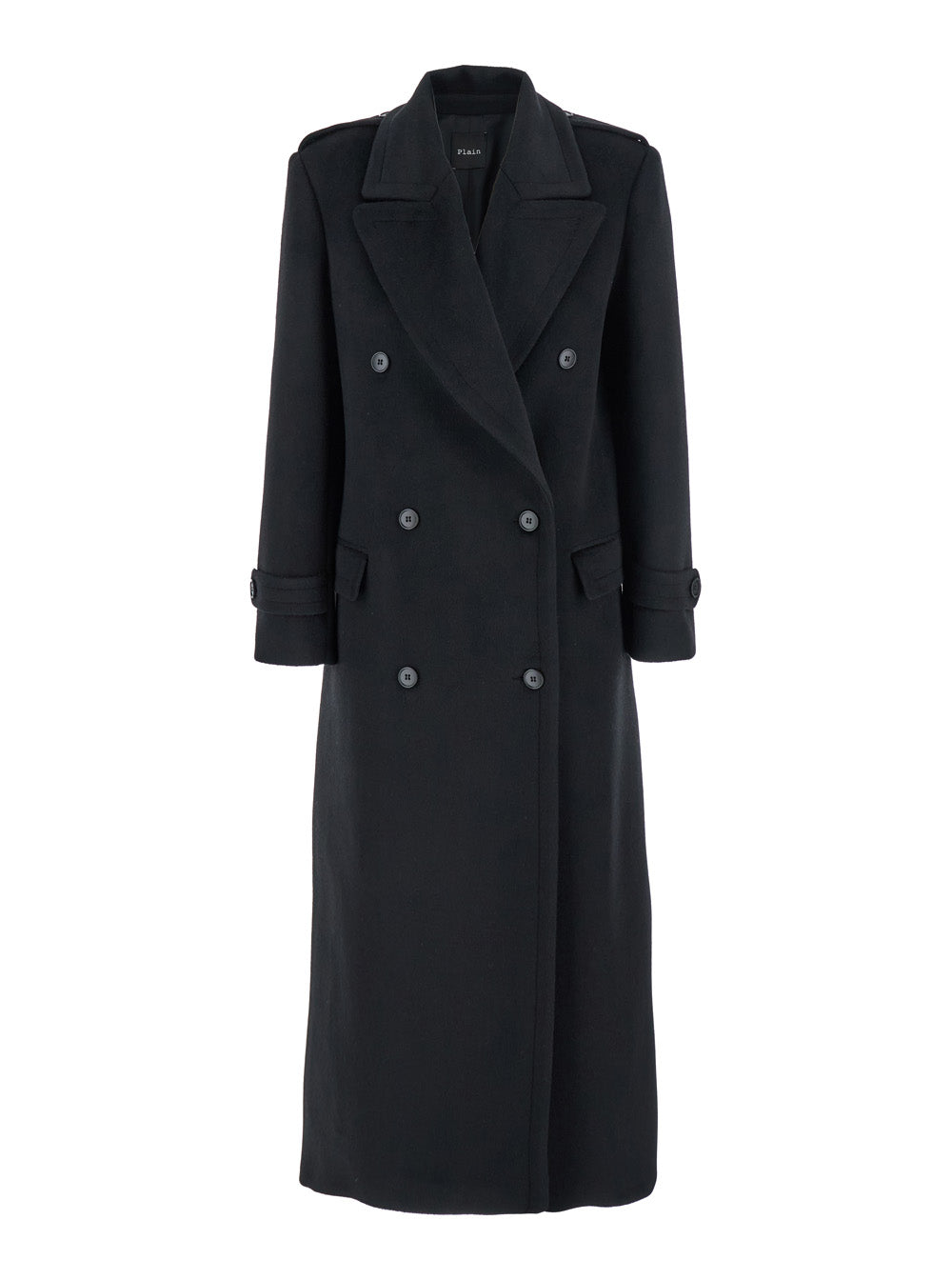 Shirt Collar Coat — Black