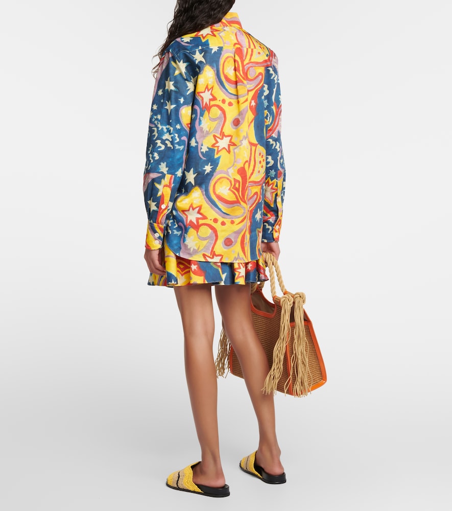 Printed cotton shirt