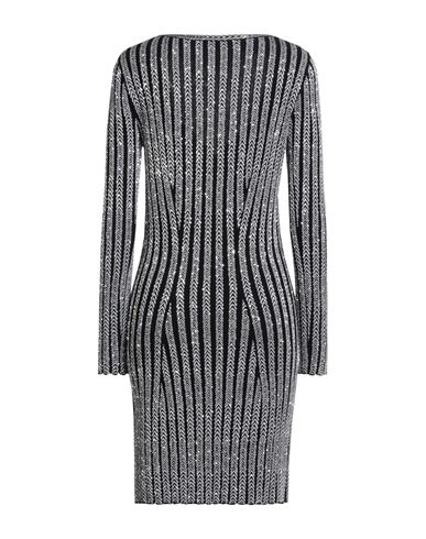 Woman Mini dress Black Size 4 Viscose, Polyamide, Polyester