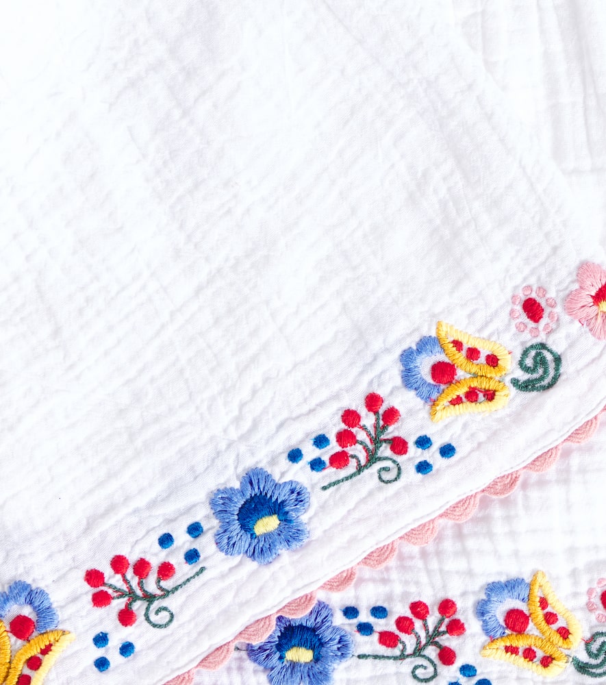 Louise Misha Vally cotton gauze shorts
