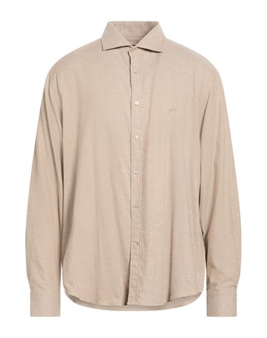 Man Shirt Taupe Size 18 Cotton
