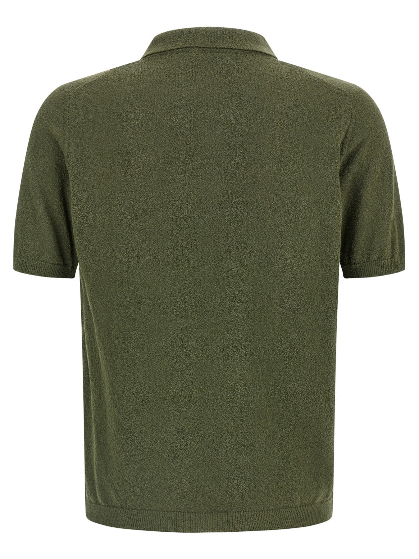 Spongy Effect Polo Shirt
