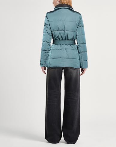 Woman Puffer Deep teal Size M Nylon