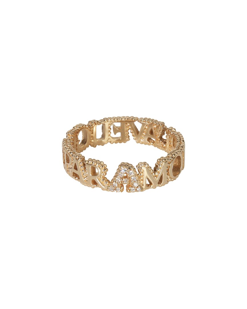 L'Aveugle Par Amour 18K 0.05 ct. tw. Diamond Ring (Authentic Pre-Loved)