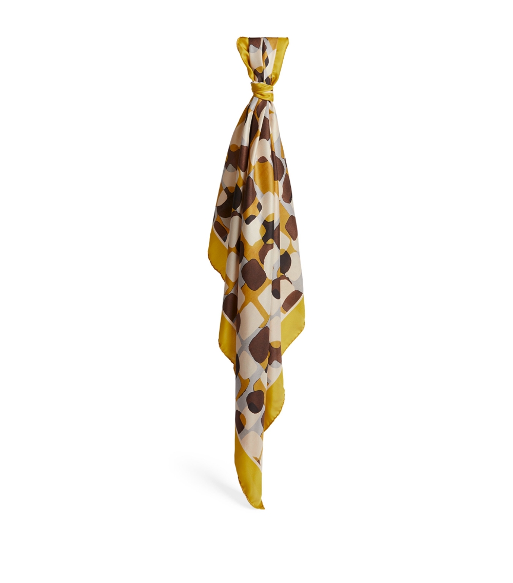 막스마라 Silk Patterned Scarf