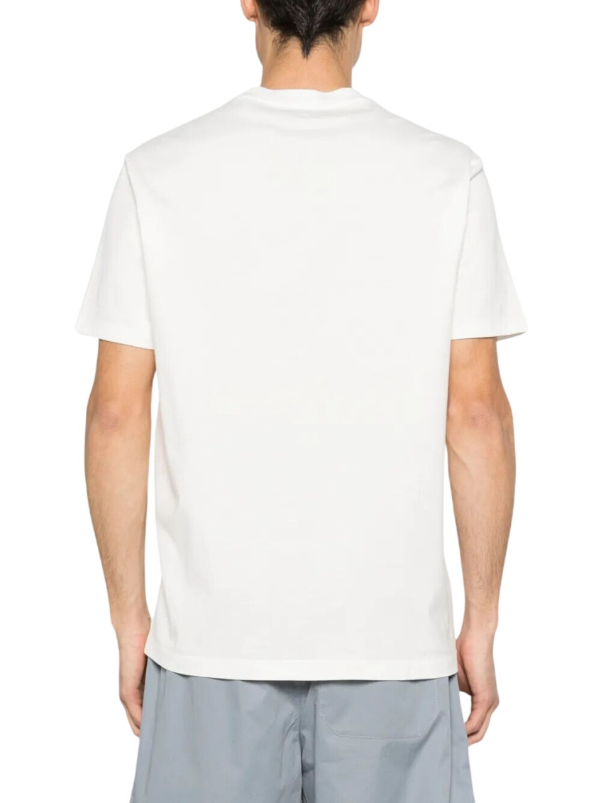 Paul & Shark - cotton t shirt embroidered logo detai