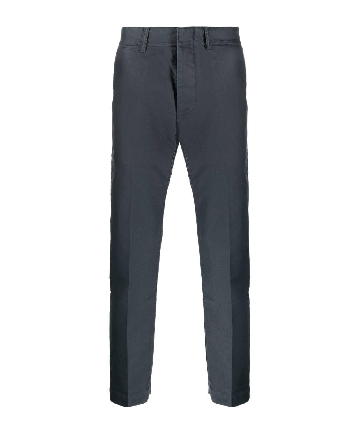 Straight-leg tailored trousers