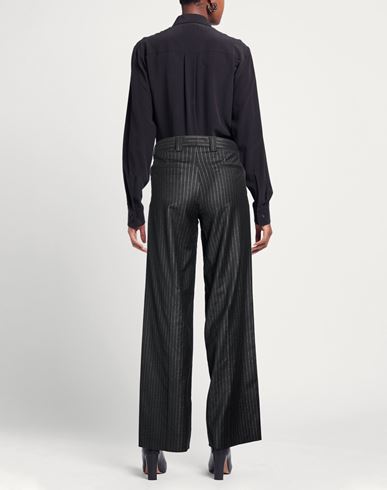 Woman Pants Black Size 6 Virgin Wool, Elastane