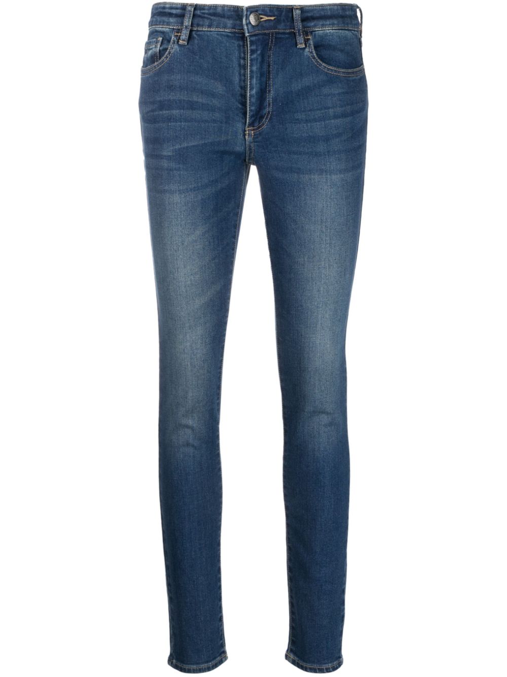 Mid-rise skinny jeans - Blue