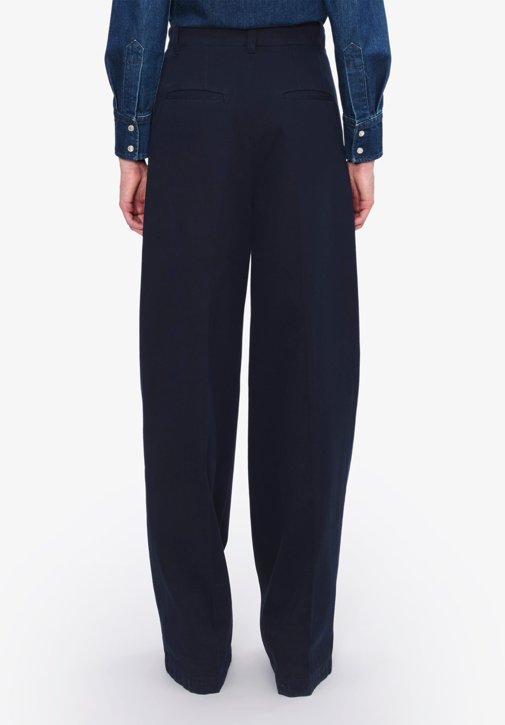 A. P.C. Women's Ginny pants Size: 34 in Dark navy blue