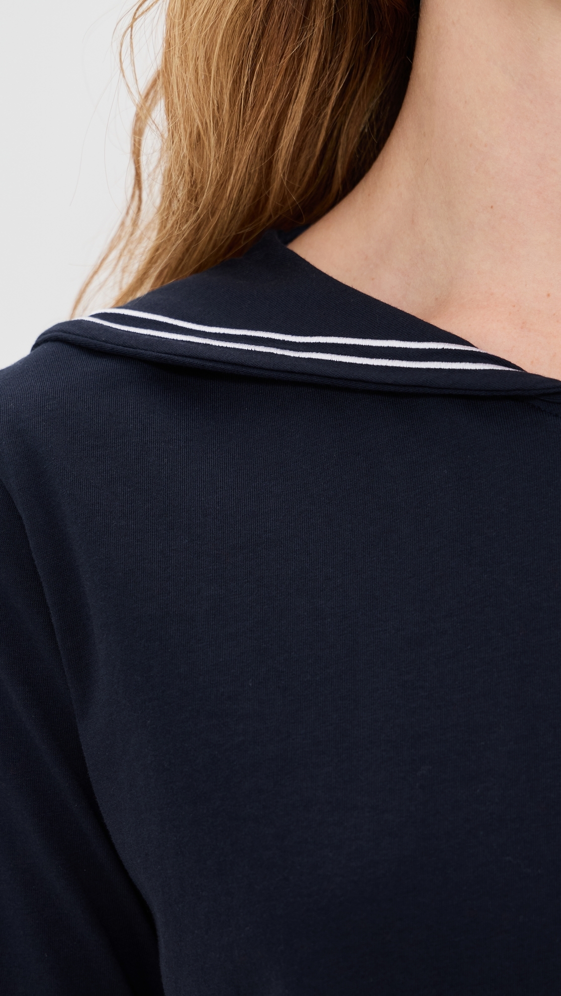 The Fisher Sailor Tee Navy/White