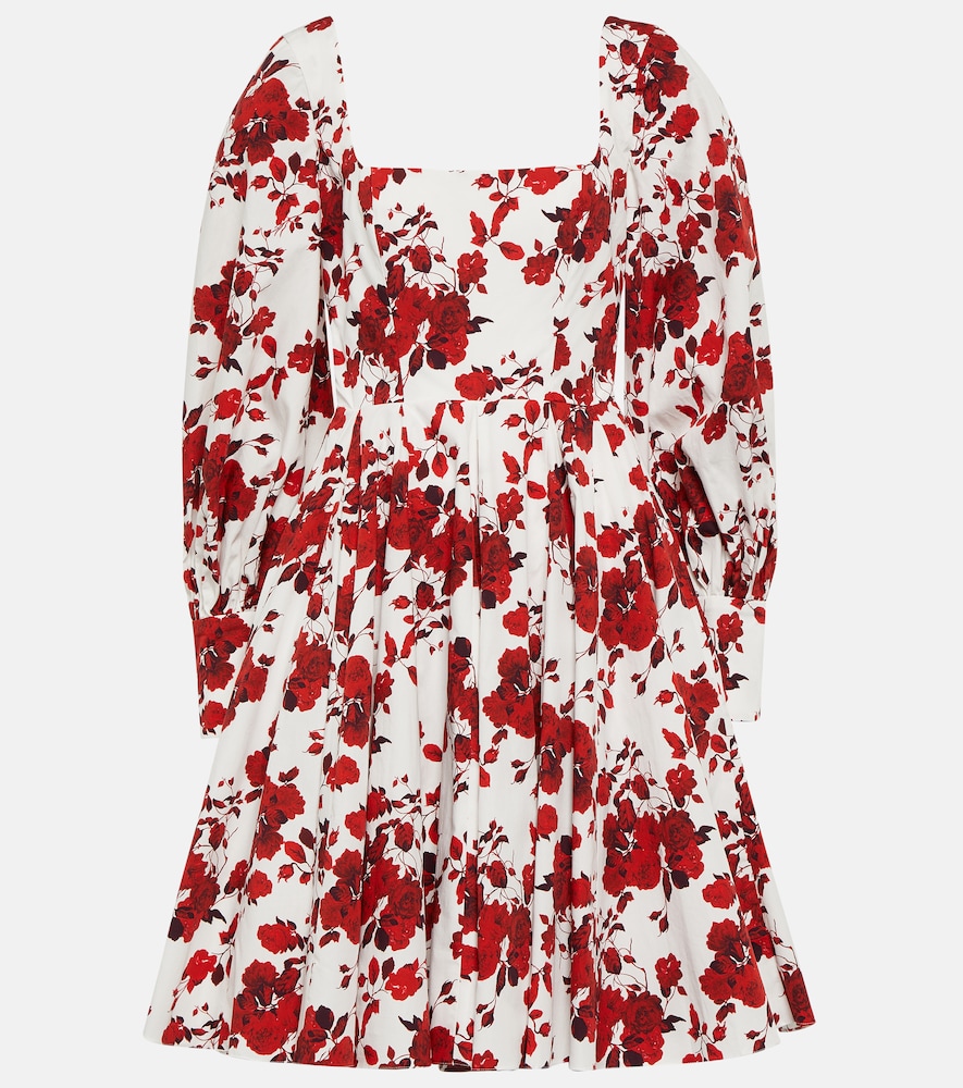 Yasmina floral cotton minidress