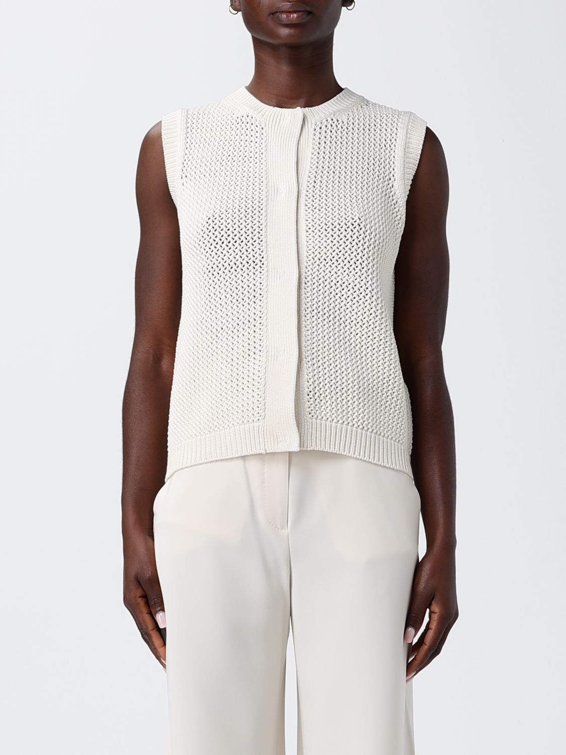 Waistcoat Woman color Ivory