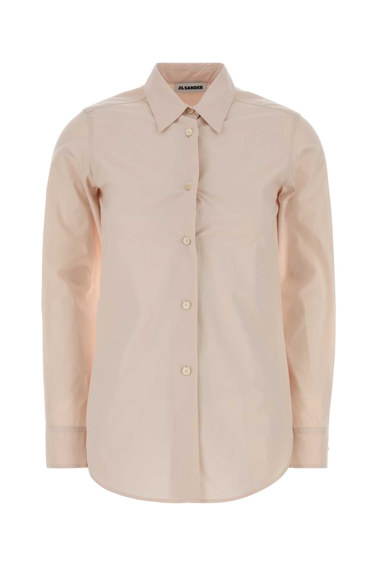 Cotton Poplin Shirt — Pink