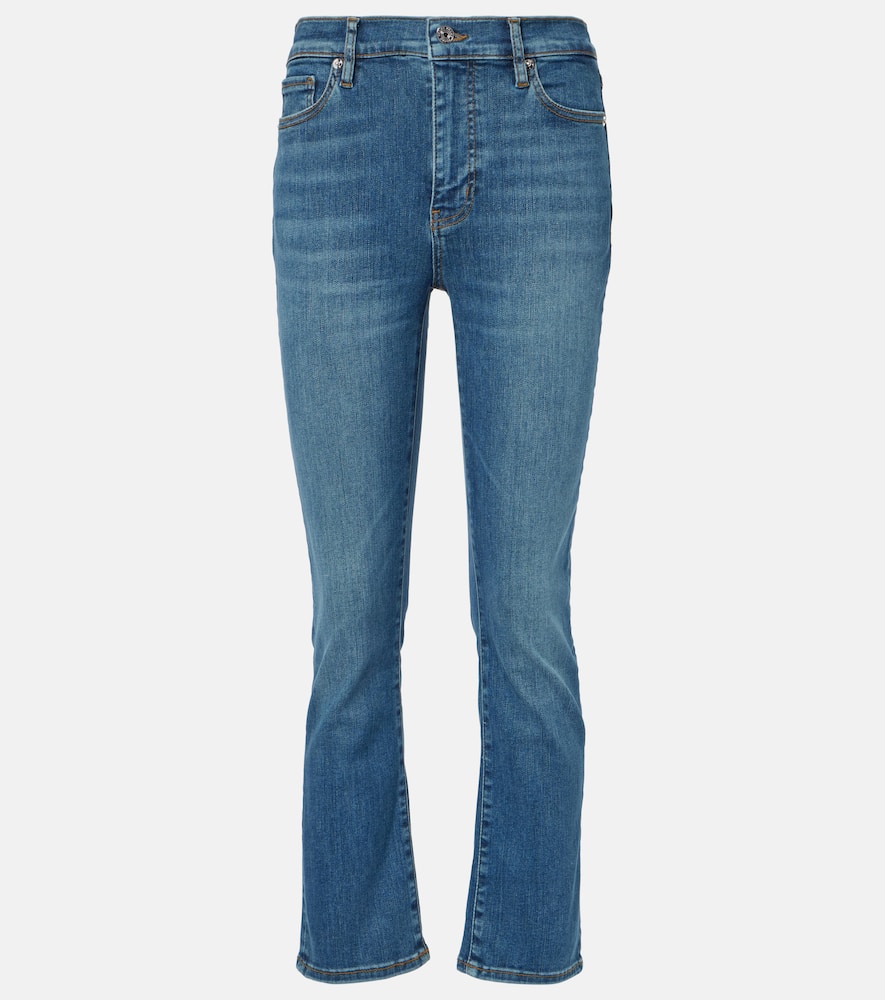 Le High Straight cropped straight jeans
