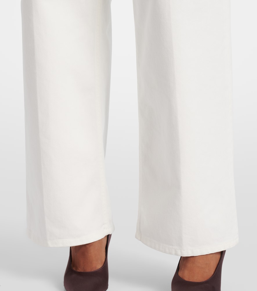 High-rise wide-leg jeans
