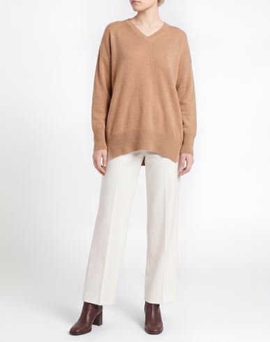 Collezione N_01 Woman Sweater Camel Size L Cashmere