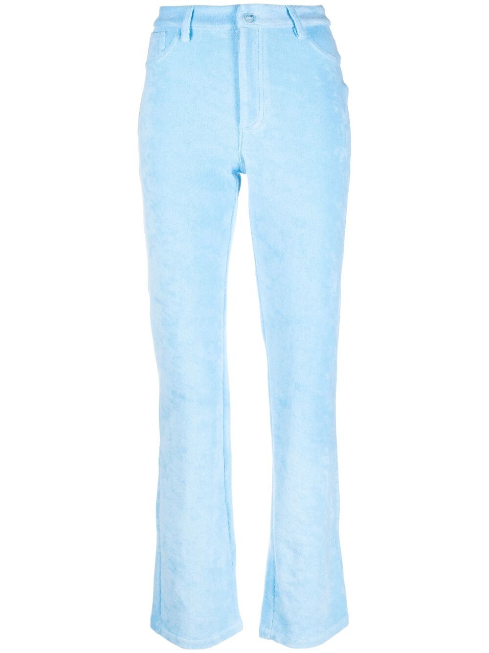 Mockumentary straight-leg trousers - Blue