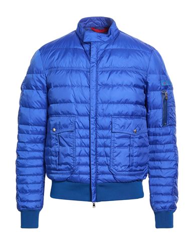 Man Puffer Bright blue Size M Polyamide, Polyester, Elastane