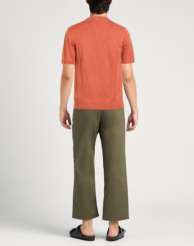 Man Sweater Tan Size 38 Hemp