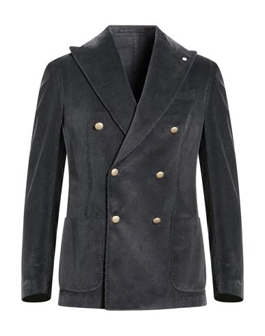 L. b.m. 1911 Man Blazer Charcoal Size 36 Cotton
